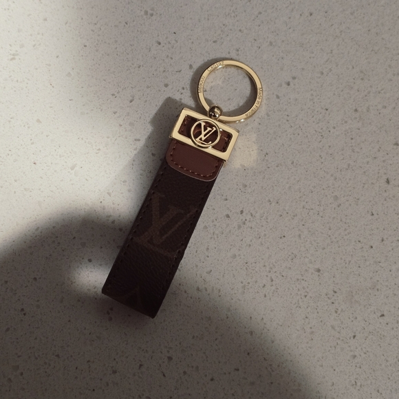 Louis Vuitton Brown and Gold Keychain - Picture 3 of 5
